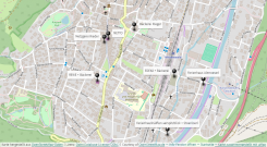 Karte Einkaufsmöglichkeiten