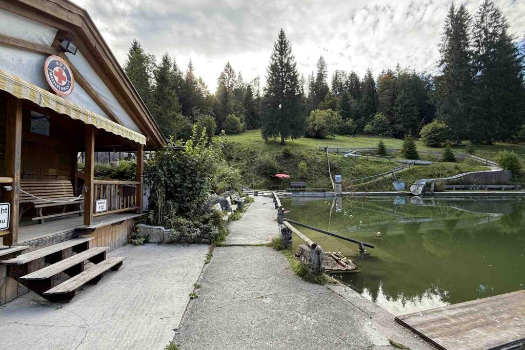 Klais Krün Grubsee Badeanstalt